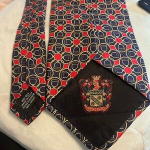 Men’s vintage Tie designed by Paola Gucci 100% silk made in Italy